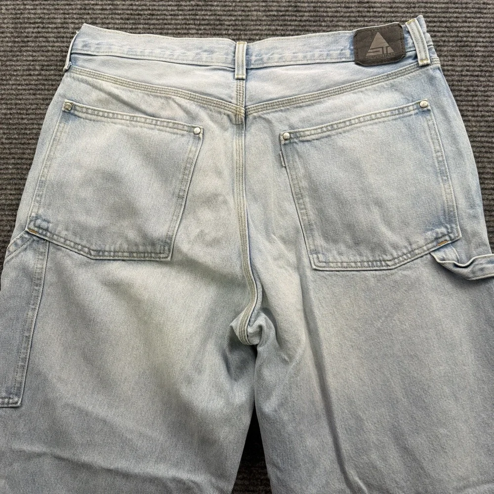 Levis Silvertab Carpenter Jeans Men's Size 36x30 Baggy Loose Fit Light Blue Wash